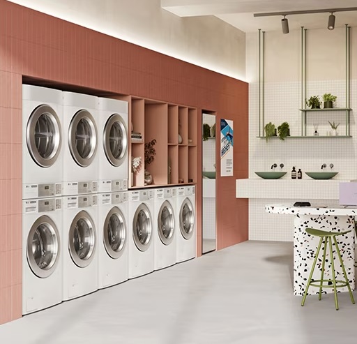 Các bước kinh doanh giặt sấy tự động LG với máy giặt công nghiệp LG